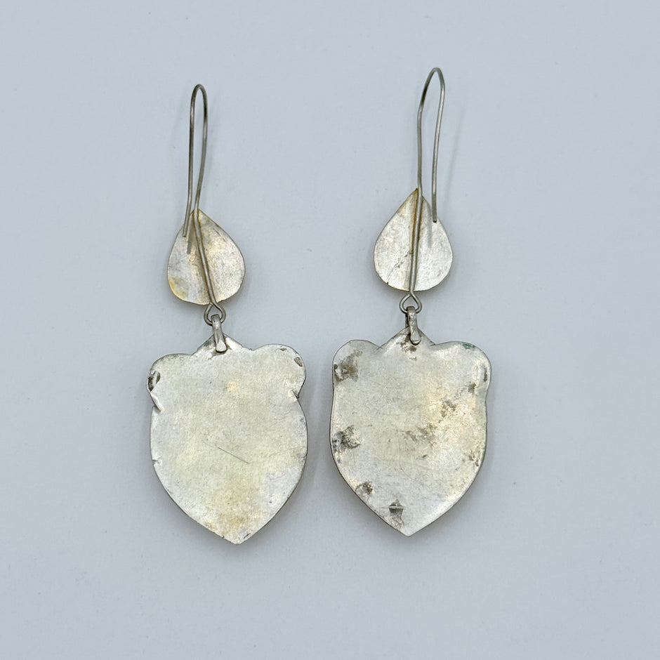 Afghan Vintage Handcrafted Earrings Set