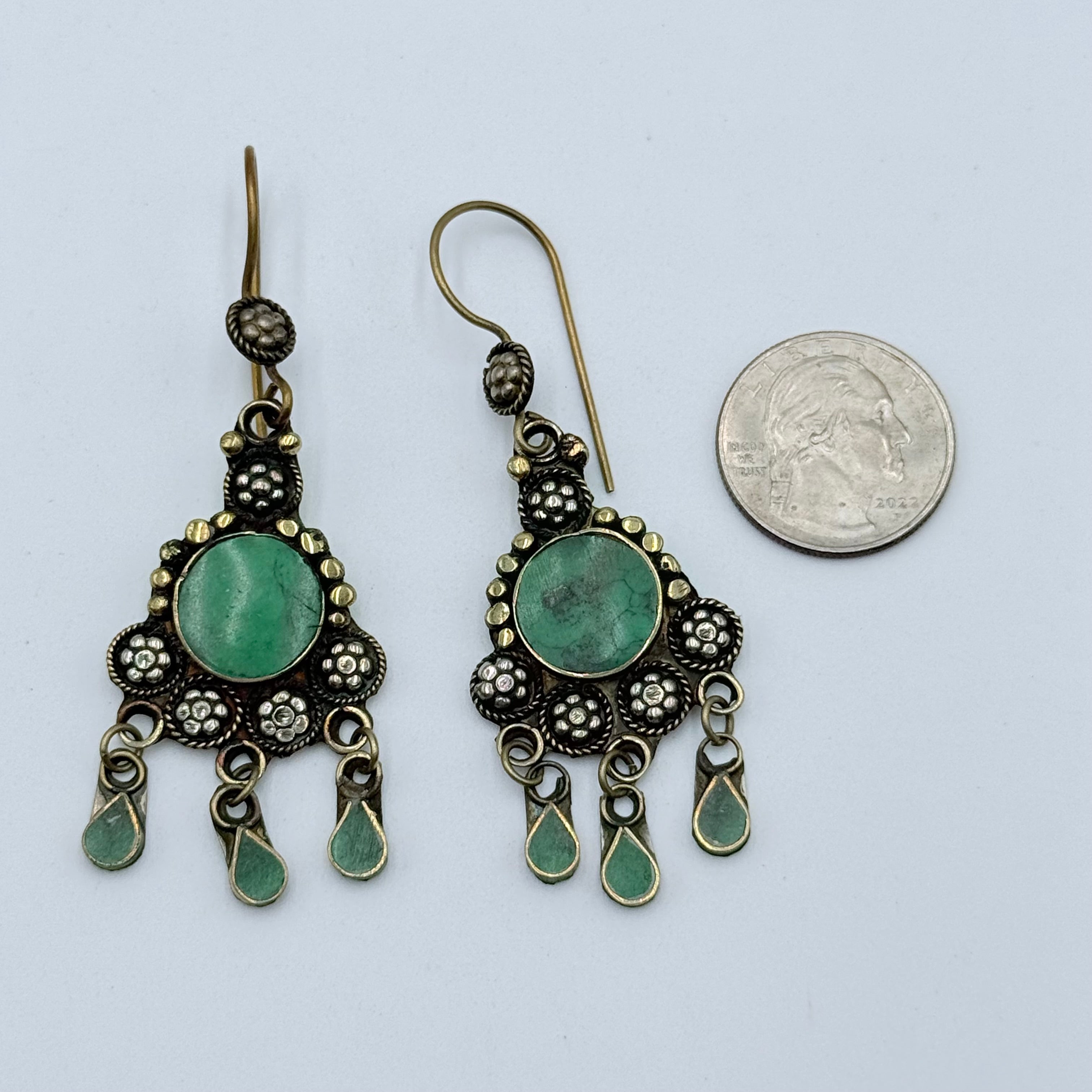 Vintage Afghani Tribal Statement Earrings