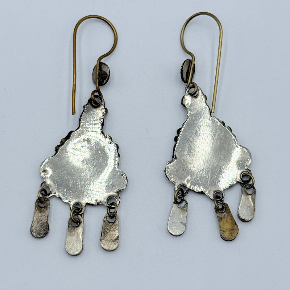 Vintage Afghani Tribal Statement Earrings