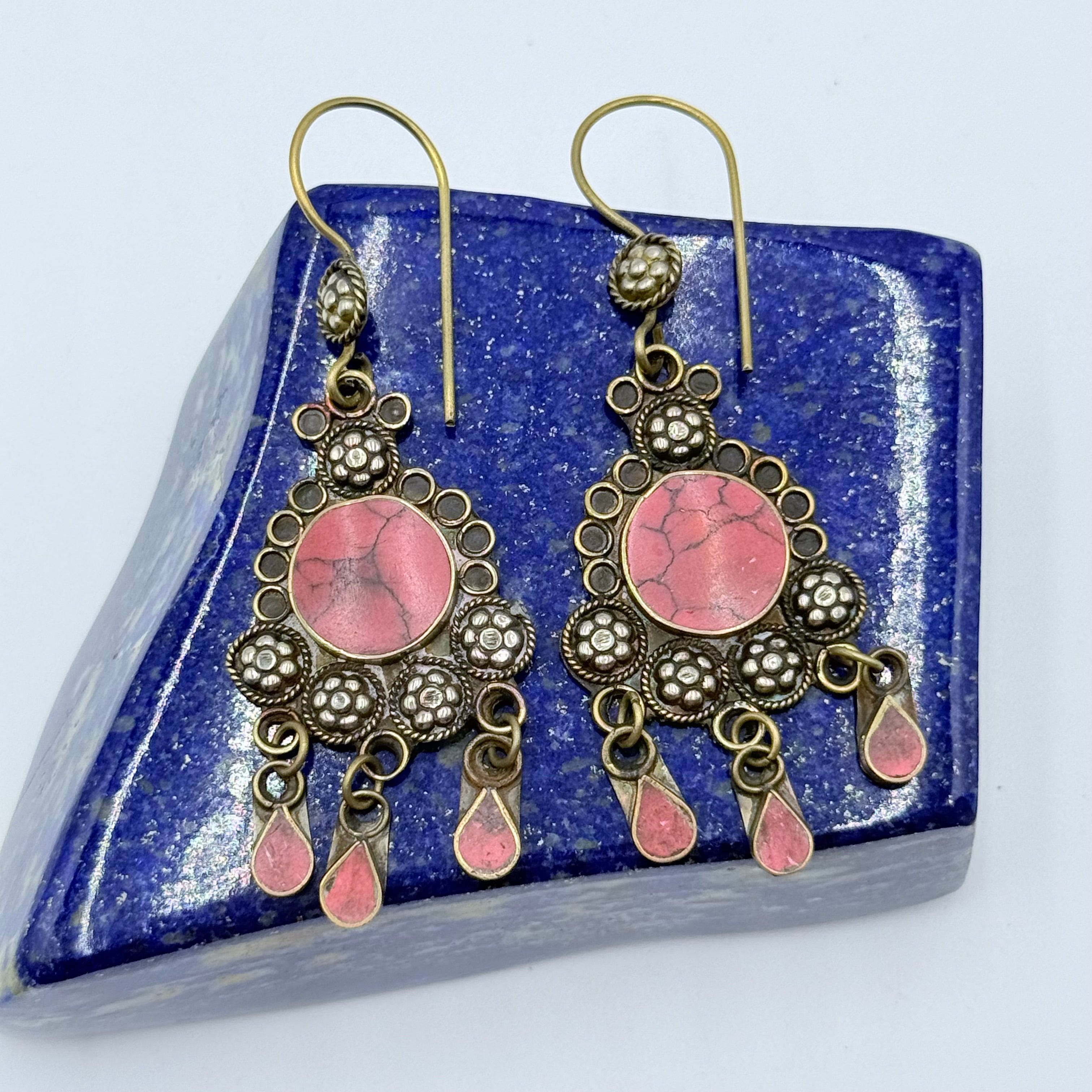 Vintage Afghani Tribal Statement Earrings