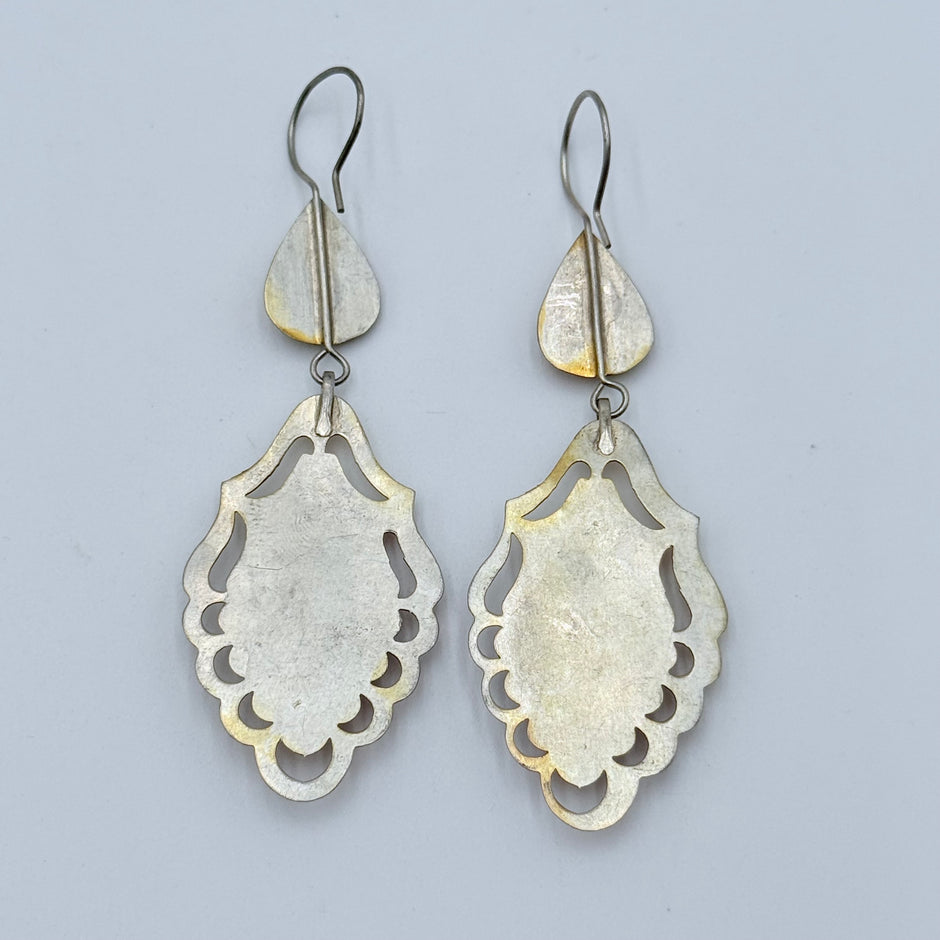 Afghan Vintage Handcrafted Earrings Set