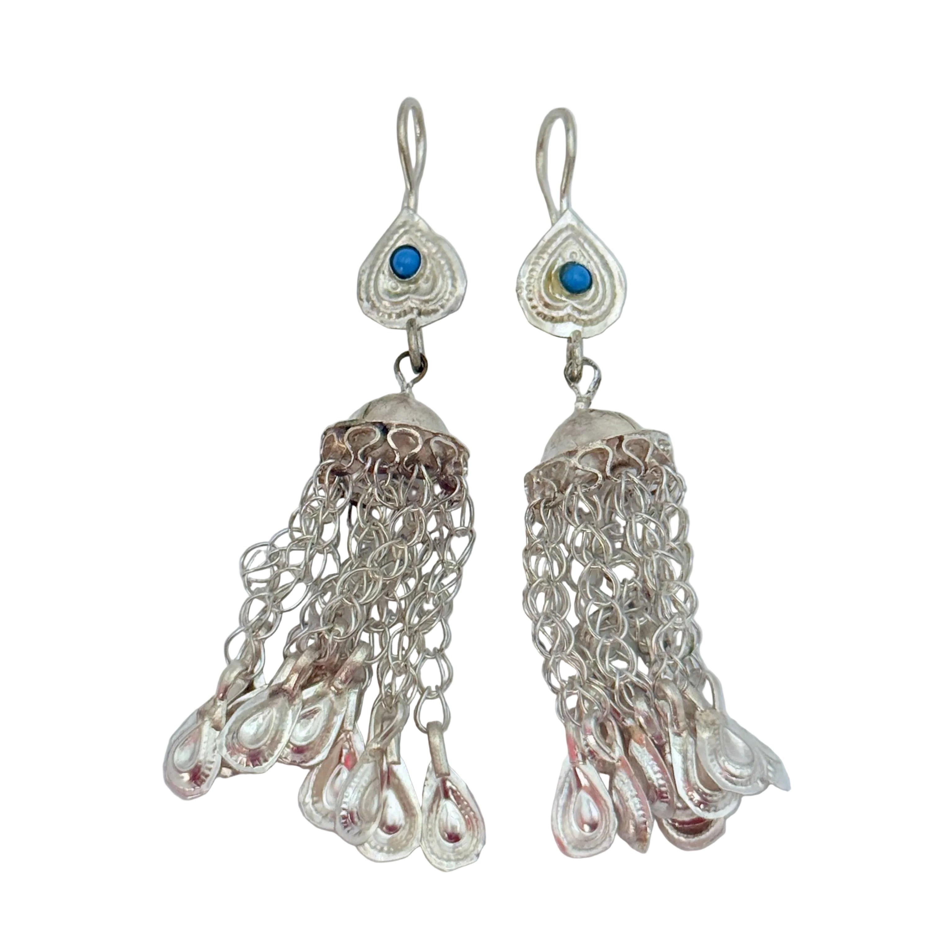 Vintage Afghani Tribal Statement Earrings