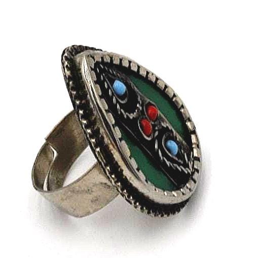 Vintage Afghan Adjustable Rings