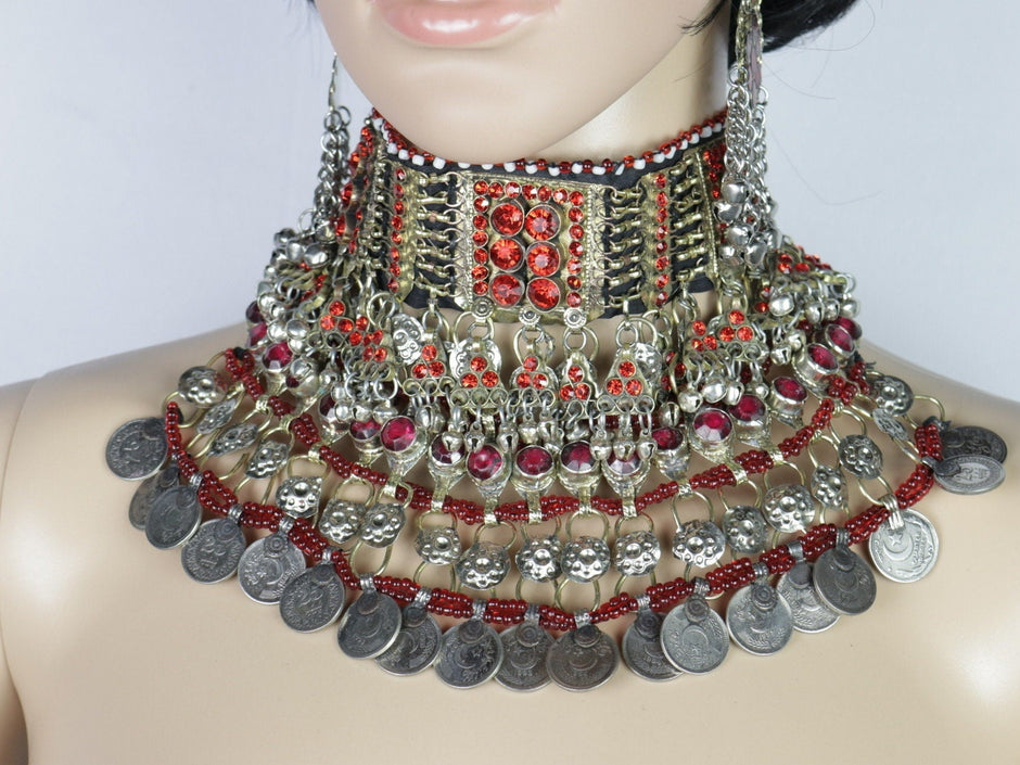 Afghan Jewelry - Jewelry set of 3