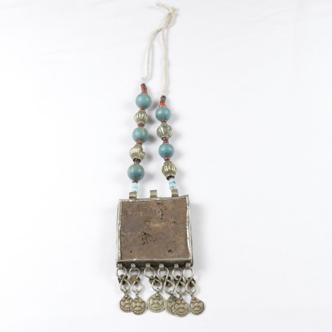 Afghan Vintage Statement Beaded Necklace