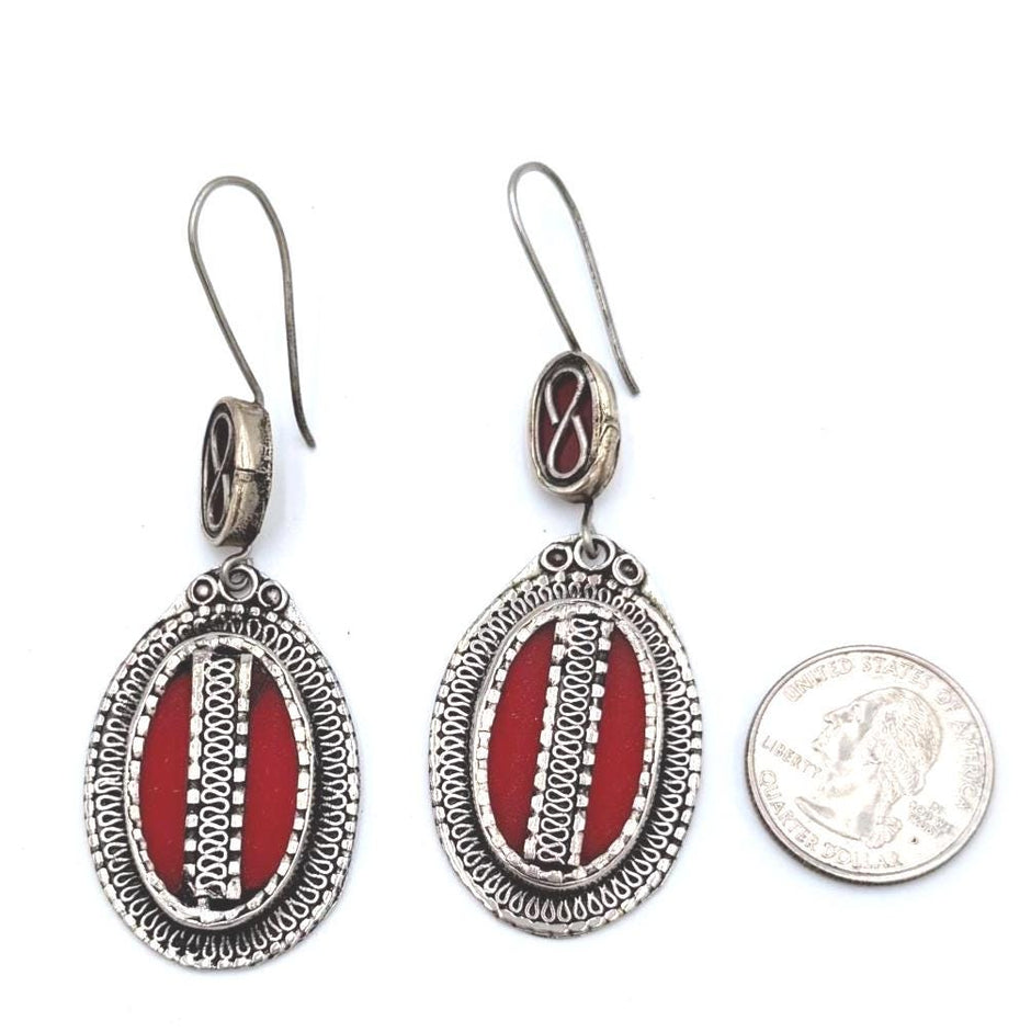 Vintage Afghani Tribal Earrings
