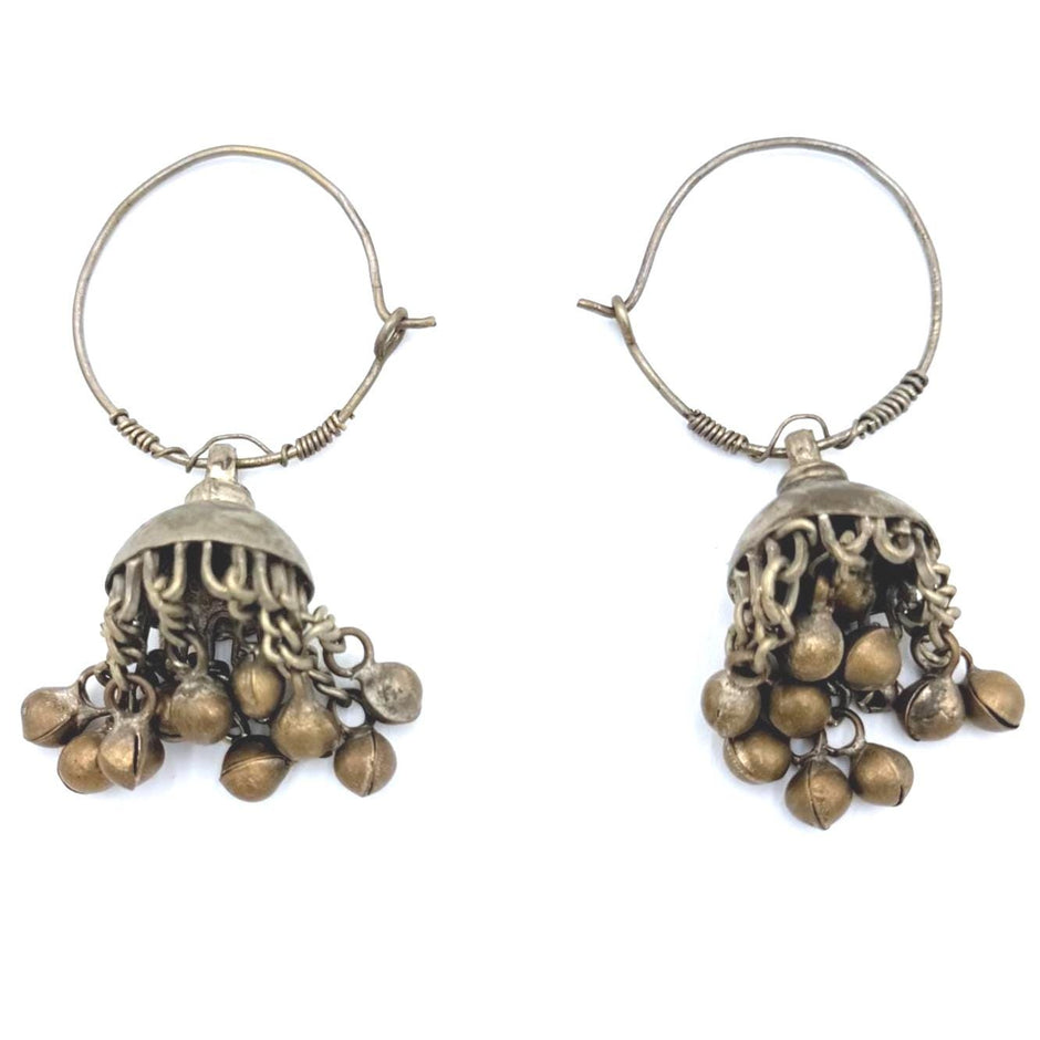 Afghan Vintage Hoops Earrings