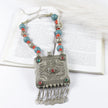 Vintage Afghan Ethnic Necklace Large