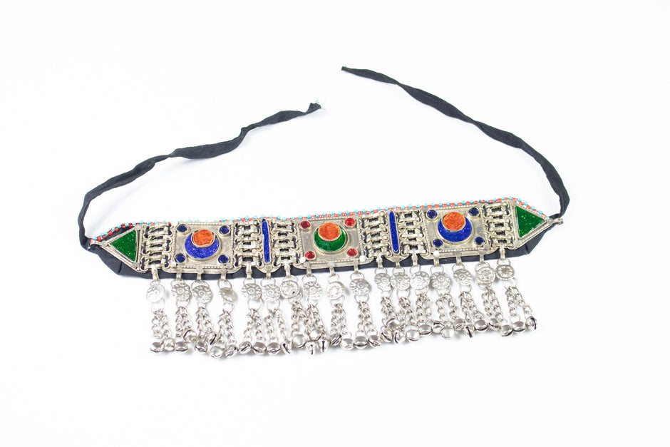 Vintage Style Afghan Choker Necklace