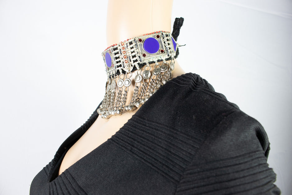 Vintage Style Afghan Choker Necklace