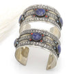 Bohemian Afghan Kuchi Adjustable Cuff Bracelet Set