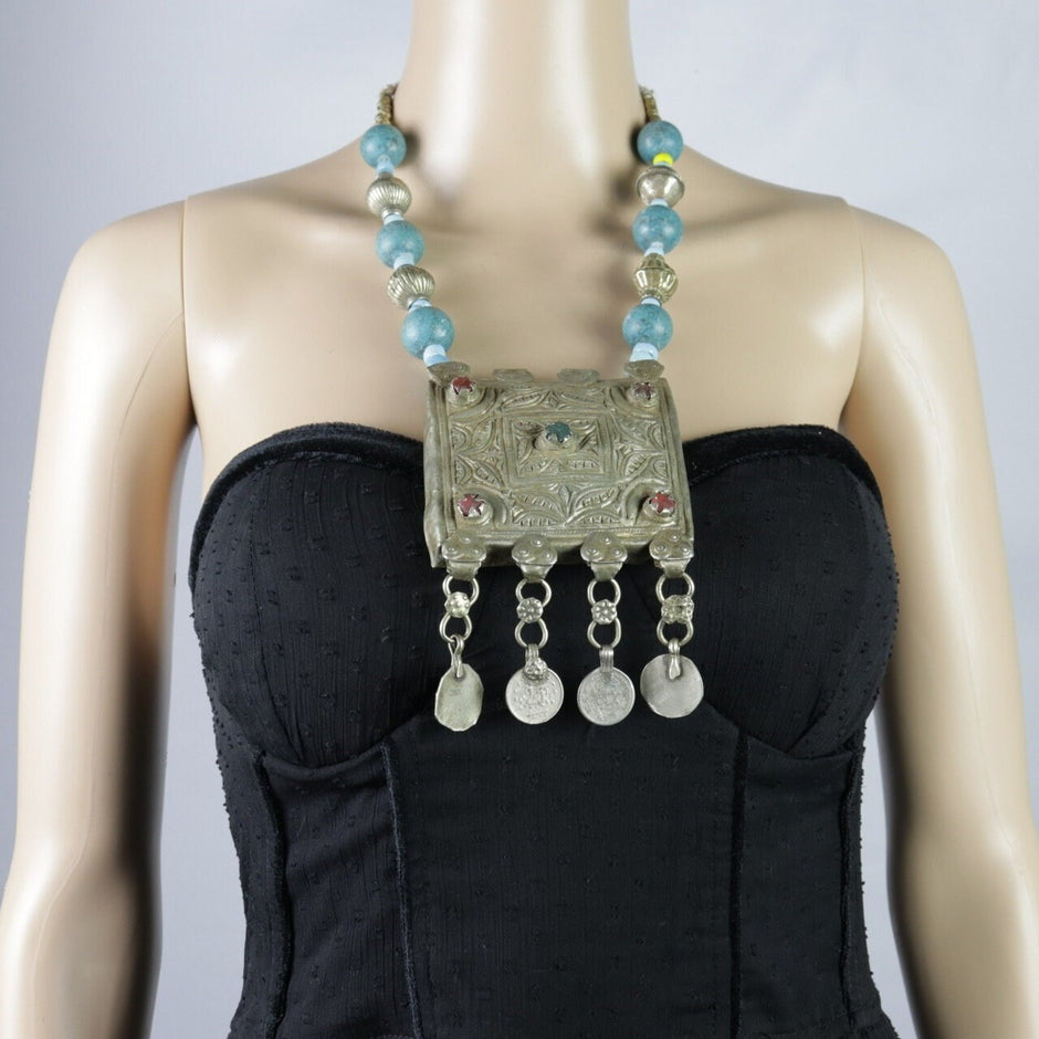Vintage Ethnic Statement Necklace