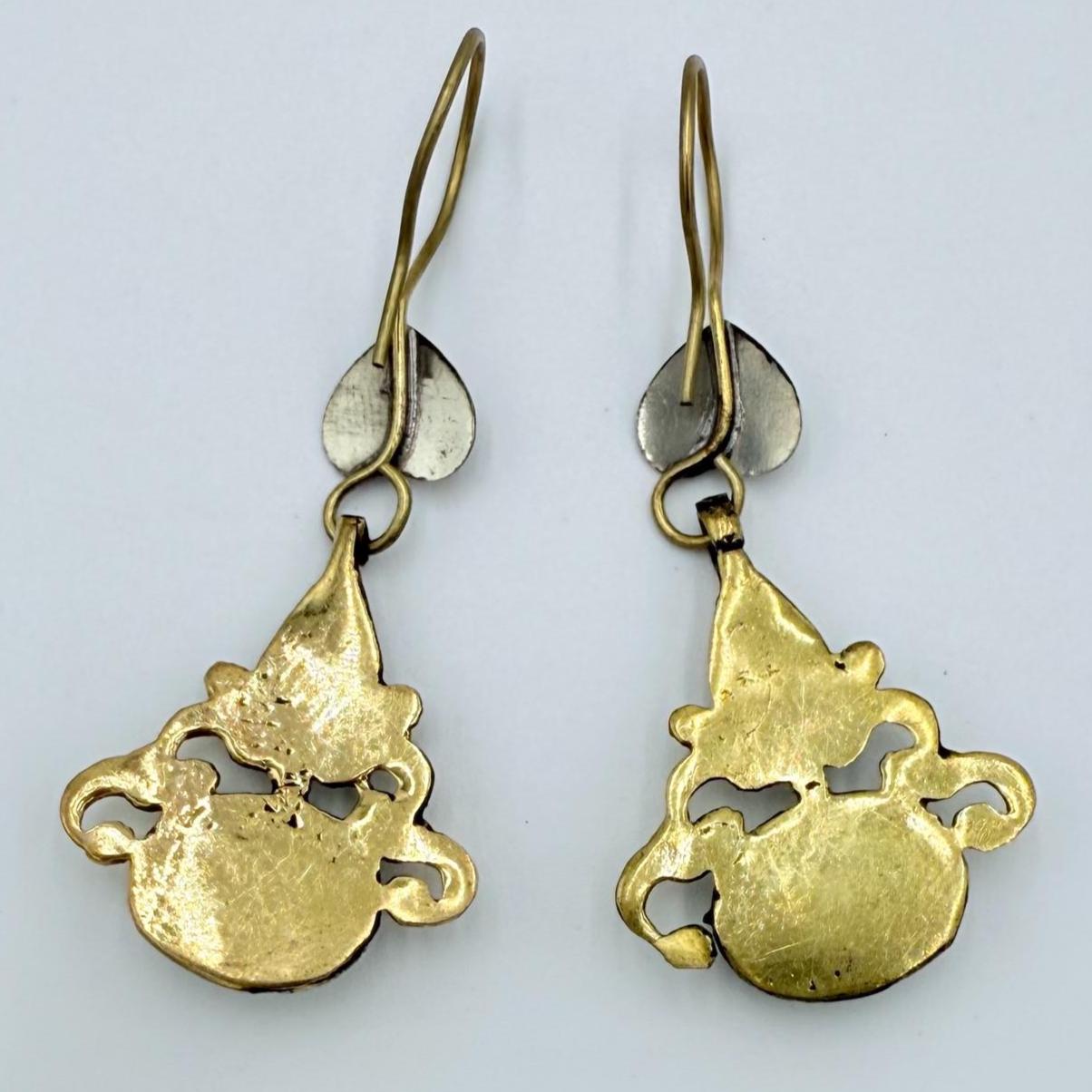 Vintage Afghan Handcrafted Earrings