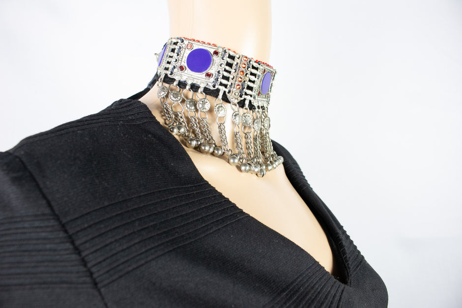 Vintage Style Afghan Choker Necklace