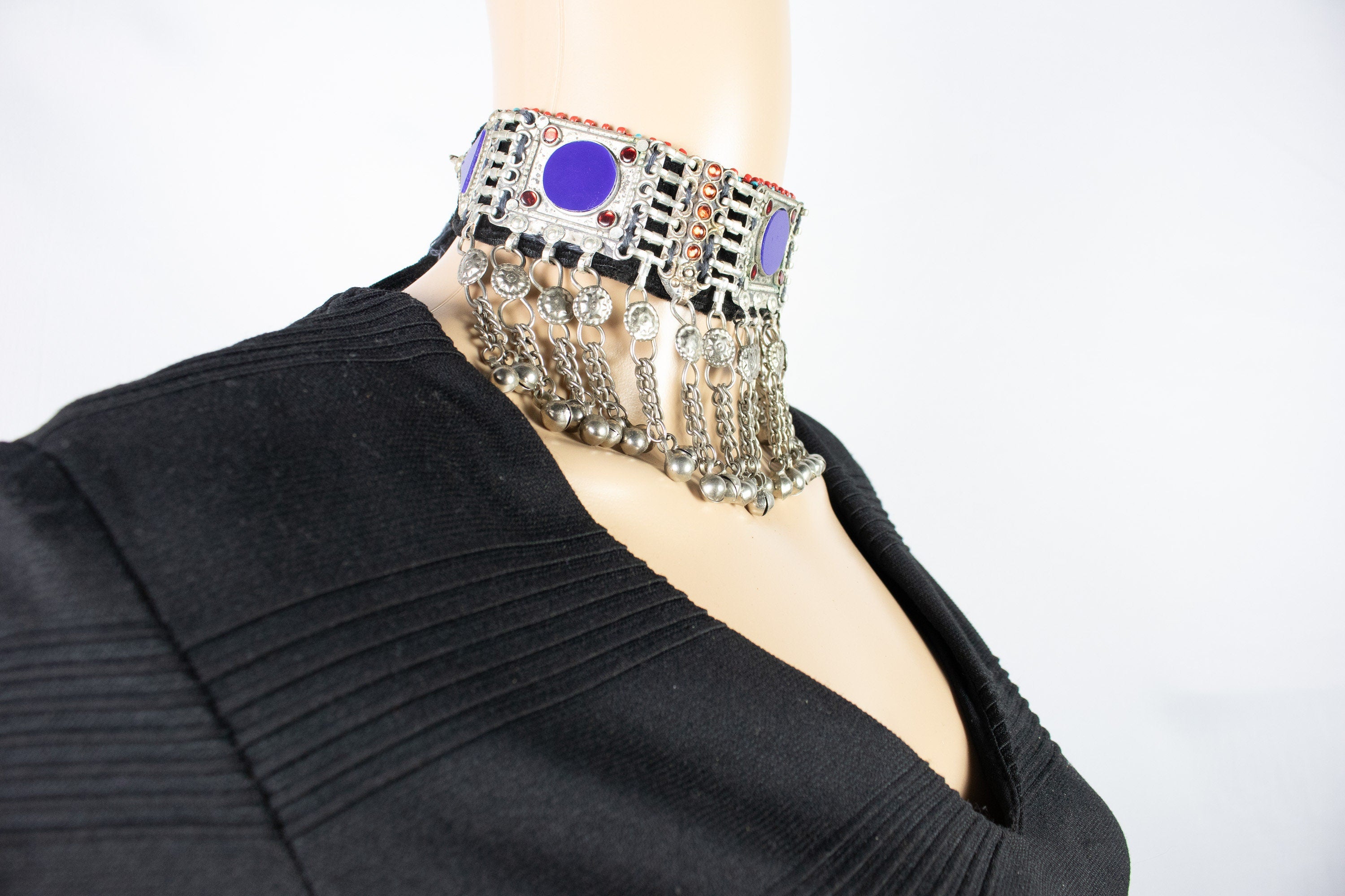 Vintage Style Afghan Choker Necklace