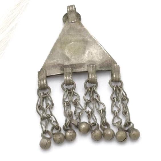Vintage Afghan Kuchi Tribal Pendants: Handmade Belly Dance Jewelry for Statement Necklaces & Stage Wear