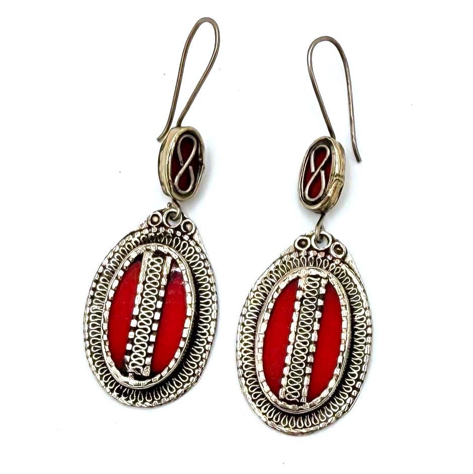 Vintage Afghani Tribal Earrings