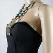 Vintage Beaded Statement Necklace