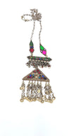 Vintage Afghan Statement Pendant Necklace