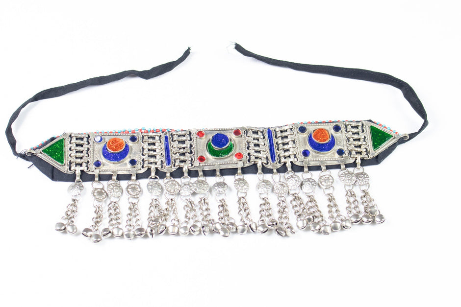Vintage Style Afghan Choker Necklace