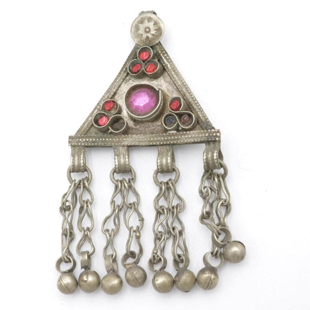 Vintage Afghan Kuchi Tribal Pendants: Handmade Belly Dance Jewelry for Statement Necklaces & Stage Wear