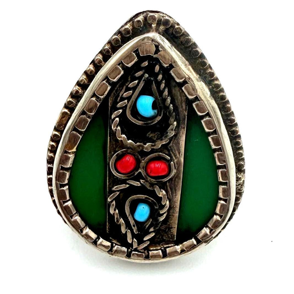 Vintage Afghan Adjustable Rings