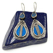 Vintage Afghani Tribal Teardrop Earrings