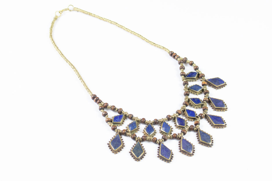 Lapis Lazuli Statement Necklace