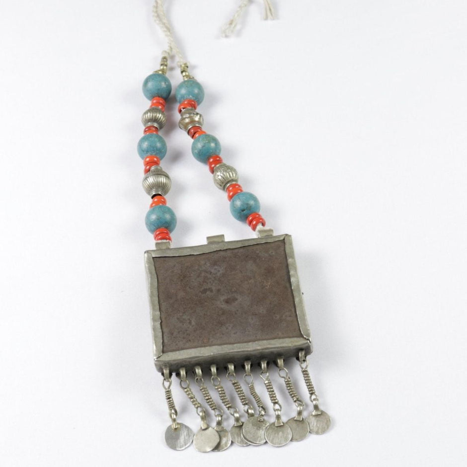 Vintage Afghan Ethnic Necklace Large