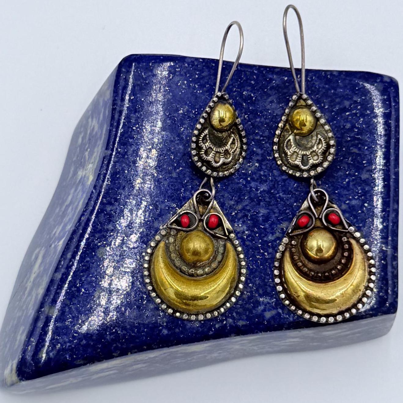 Vintage Style Kuchi earrings Set