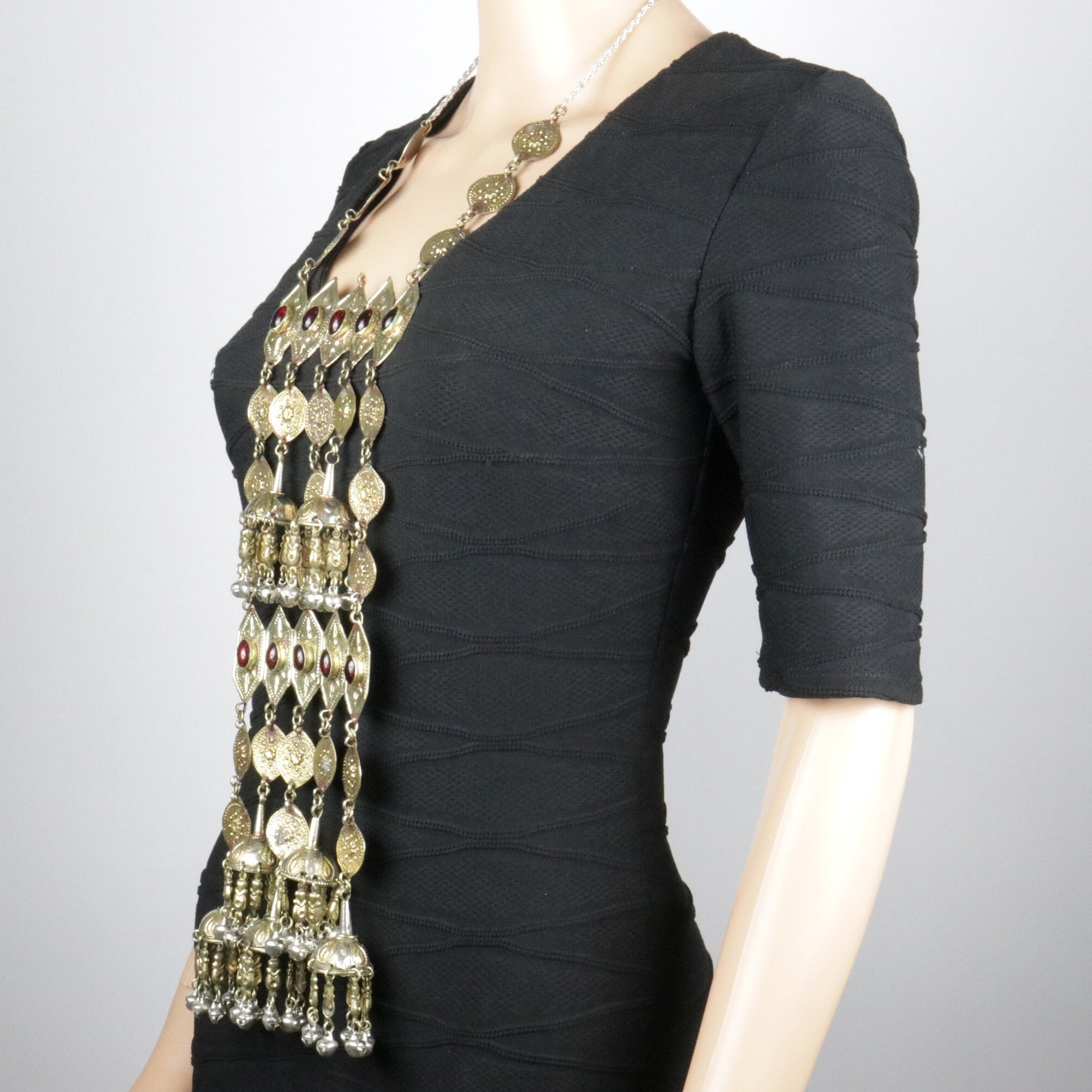 Vintage Afghan Large Statement Necklace