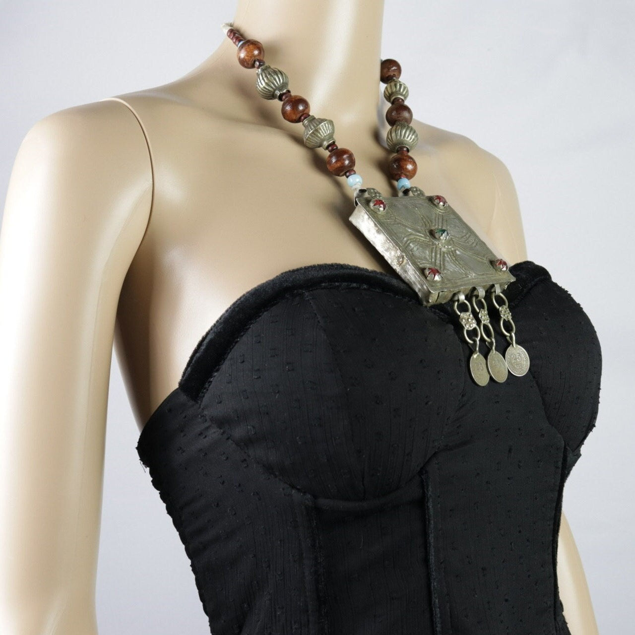 Vintage Afghan Bohemian Statement Necklace