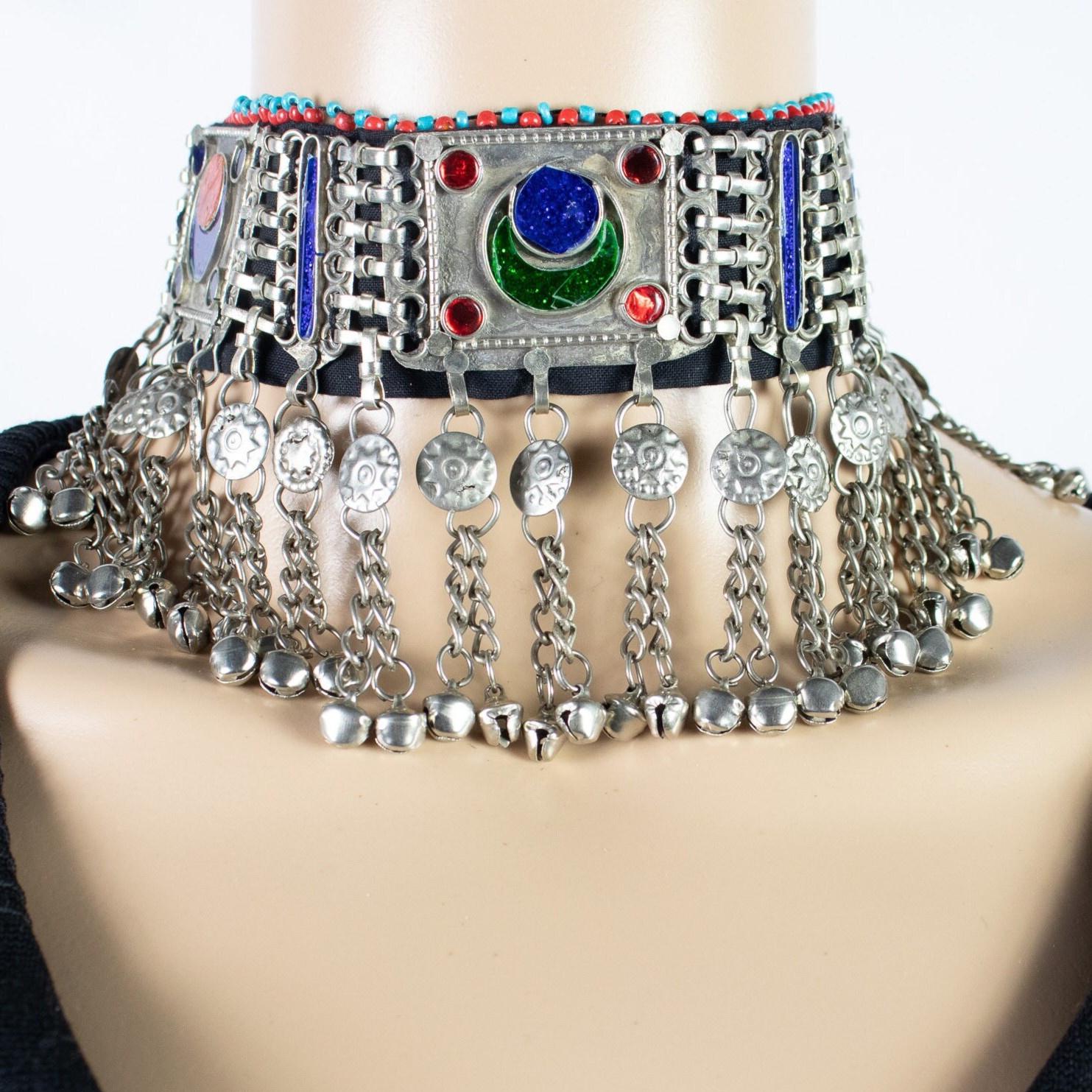 Vintage Style Afghan Choker Necklace