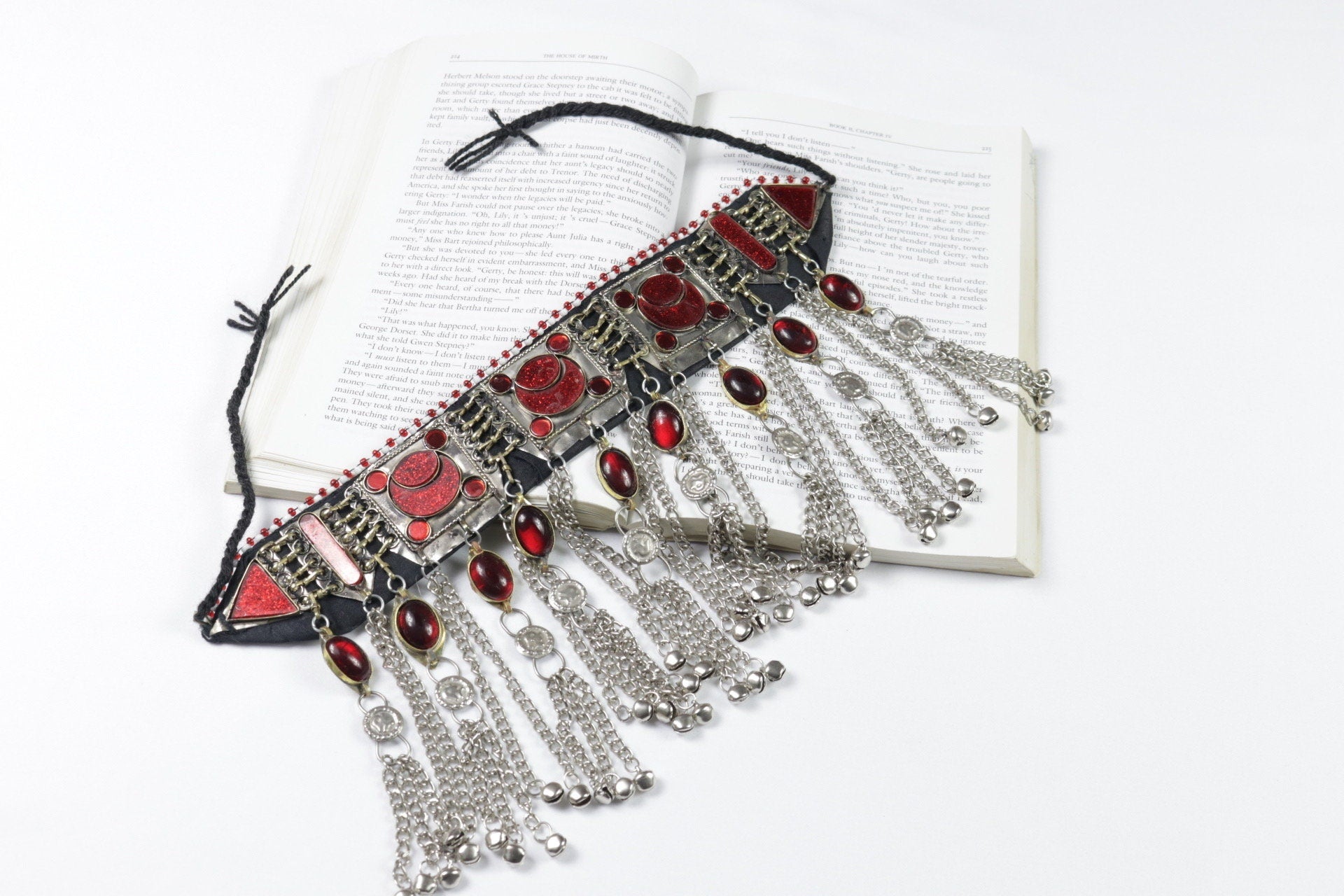 Afghan Bridal Jewelry Set red