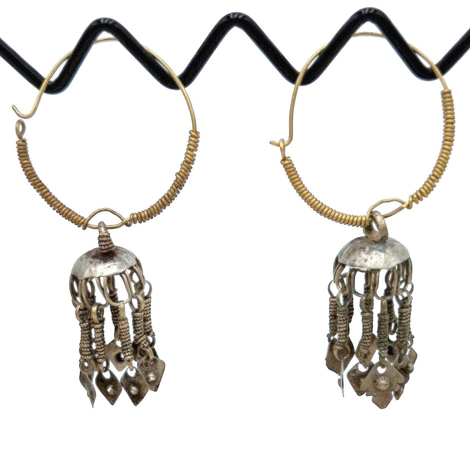 Afghan Handmade Hoops Earrings