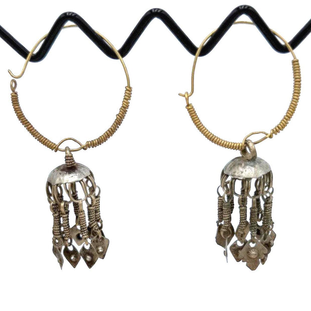 Afghan Handmade Hoops Earrings