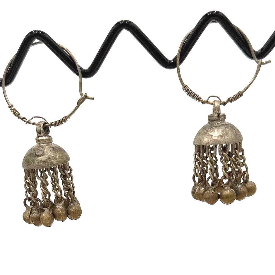 Afghan Vintage Hoops Earrings