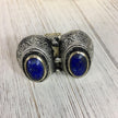 Large Afghan Vintage Silver Ring With Stones