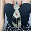 Vintage Kuchi Necklace: Afghan Tribal Boho Statement Jewelry