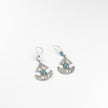 Vintage Afghan Stone Earrings - Boho Ethnic Statement Jewelry for Women - Lightweight Handmade Afghani