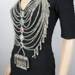 Afghan Bib Necklace: Tribal Silver Statement Jewelry