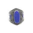 Vintage Afghan Kuchi Cuff Bracelet - Bohemian Statement Jewelry with Aqeeq Stone