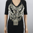 Multilayered Necklace with Stones
