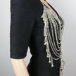 Afghan Bib Necklace: Tribal Silver Statement Jewelry