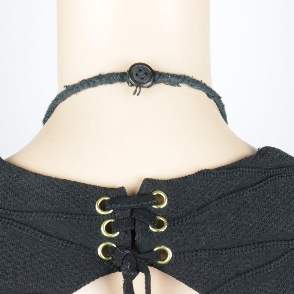 Vintage Kuchi Multilayer Silver Beaded Choker Necklace with Bells - Tribal Handmade Statement Jewelry