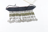 Handcrafted Afghan Jewelry Set: Choker, Headpiece & Earrings - Boho Tribal Kuchi Mathapatti Necklace