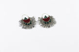 Handcrafted Afghan Jewelry Set: Choker, Headpiece & Earrings - Boho Tribal Kuchi Mathapatti Necklace