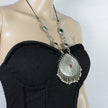 Vintage Afghan Tribal Pendant Necklace - Ethnic Kuchi Choker for Belly Dance Jewelry