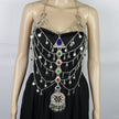 Vintage Afghani Tribal Bib Necklace