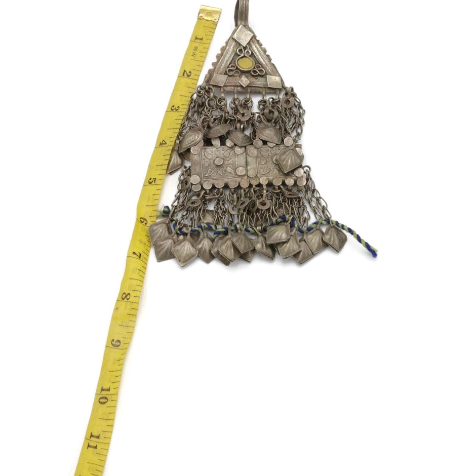 Vintage Afghan Kuchi Tribal Hair Pendants - Handmade Jewelry Headpieces for Belly Dance & Stage Performances